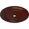 Ekena Millwork Classic Ceiling Medallion (Fits Canopies up to 5 1/2"), 41 1/8"OD x 4"ID x 2 1/8"P, Brushed Mahogany CM41CLBMF - alternate 4
